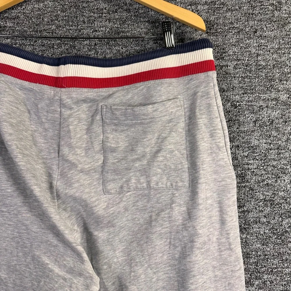 Tommy Hilfiger Denim Mens Large Gray Striped Waistband Jogger Sweatpants L/G‎